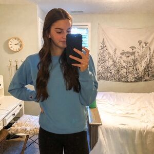 Champion Blue Crewneck